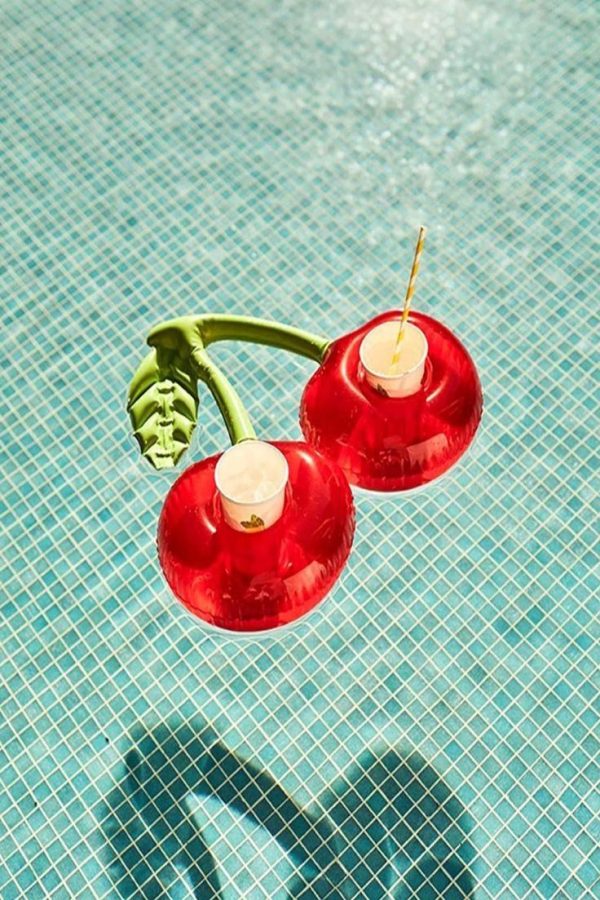 Cherry Inflatable Cup Holder
