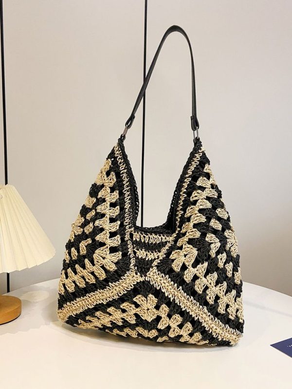 Women's Straw Bohemian Shoulder Bag