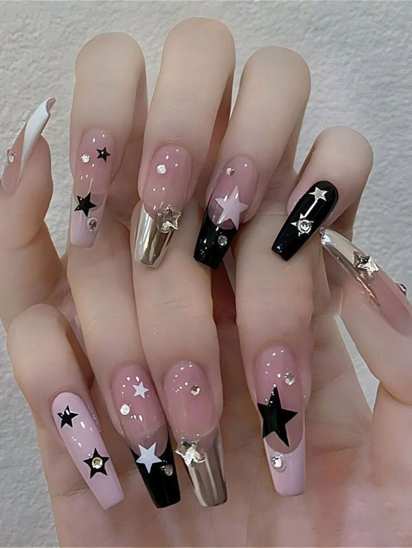 Long Ballet Shape False Nails