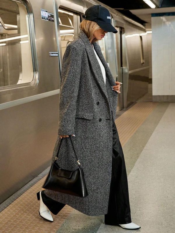 Long Sleeve Long Overcoat