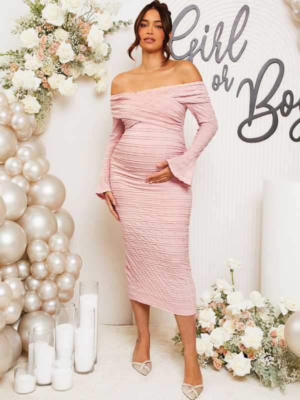 Pleated Fitted Elegant Dress