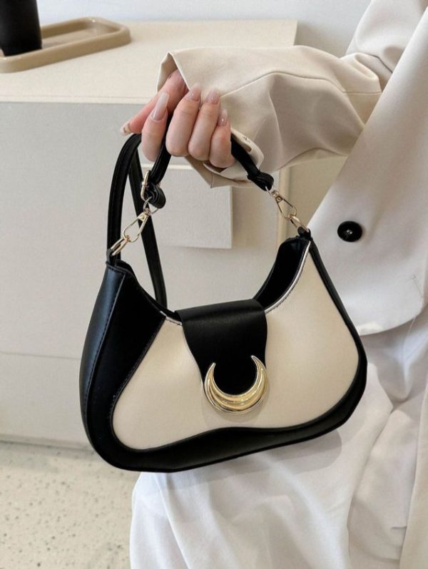 Contrast Color New Fashion One-shoulder Crossbody Bag For Women