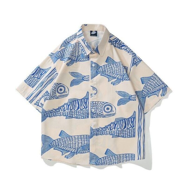 New Men Summer Shirt Plus Size Streetwear Breathable Summer Holiday Top Soft | eBay