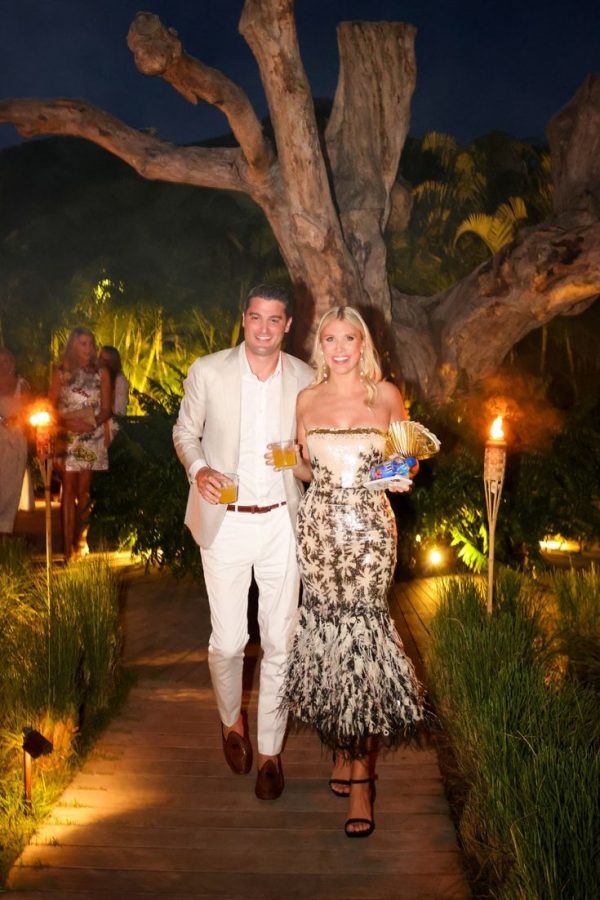 Rehearsal Dinner Outfits For Bride and Groom for a Destination Wedding in St.Barth