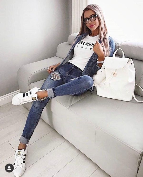 BOSS lady t-shirt_Boss matching shirt_Gift idea for BOSS_Girls fashion shirt_Trendy shirt_Oversize t-shirt_Fashion Ladies shirt_Glam shirt