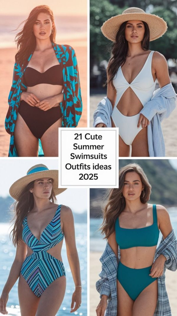 21 Cute Summer Swimsuits Outfits Ideas 2025 👒 | Stylish Bikinis & One-Piece Swimwear for the Beach