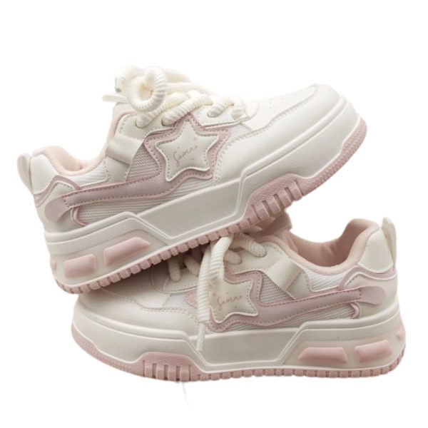 Star Shoes Women Walking Sneakers Y2k Shoes Platform Chunky Aesthetic Cute Tr...