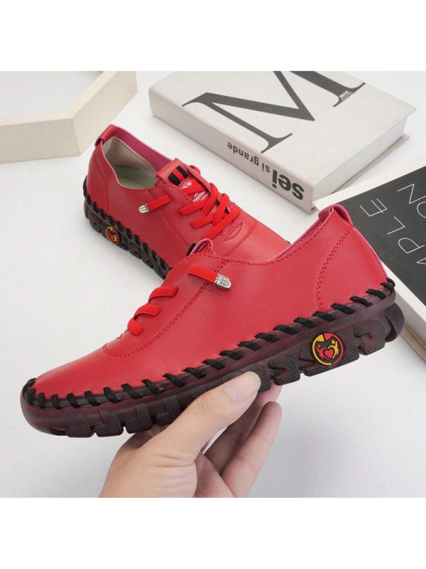 2025 Handmade Casual Shoes Wear-Resistant Flat Pumps Plus Size Women's Shoes