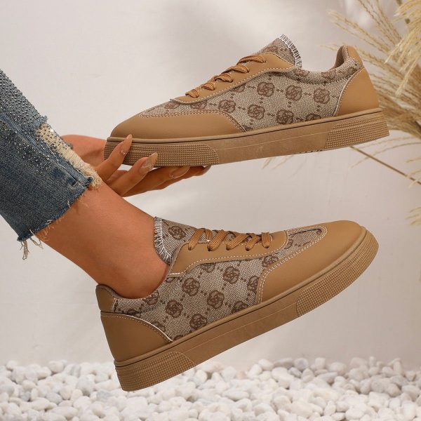 Board Shoes Women's Sneakers New Muffin Thick Bottom Khaki Red Matching Fashion Women's Shoes Casual