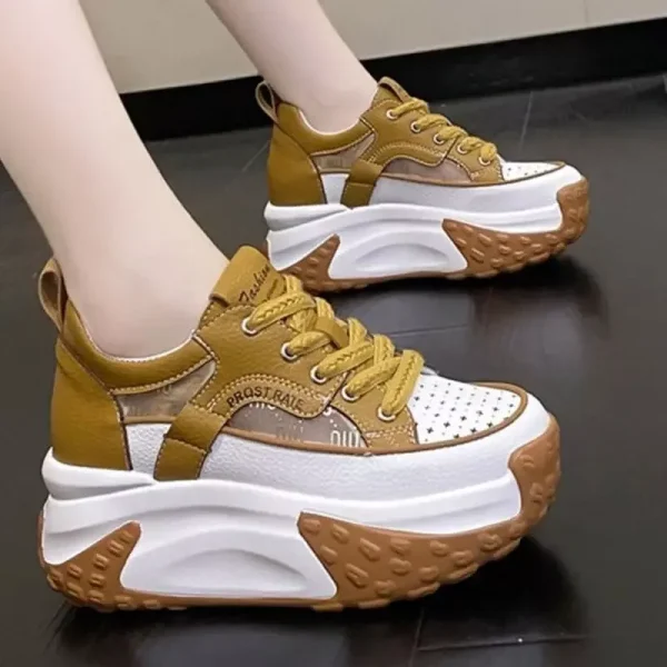 Popular Elder Shoes 2024 Summer New Versatile Mesh Breathable Women's Shoes Thick Bottom Inner