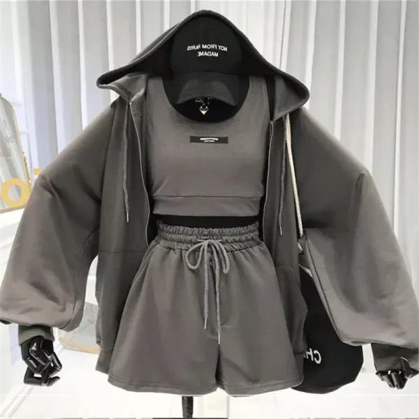 2023 Spring Autumn Fashionable Age-reducing Fitness Running Sports Suit Women's Age-reducing