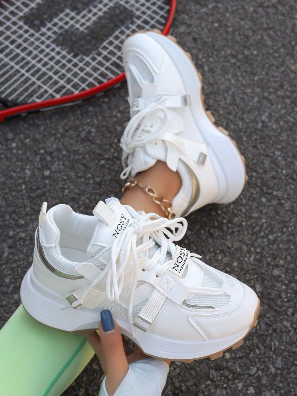 Fashionable, Elegant & Comfortable Thick Sole Casual Sneakers, New Platform Sports Shoes For Women, Spring Summer
