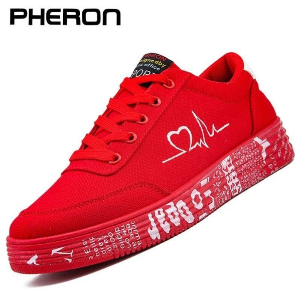Fashion Women Vulcanized Shoes Sneakers Lace-up Casual Shoes Breathable Canvas