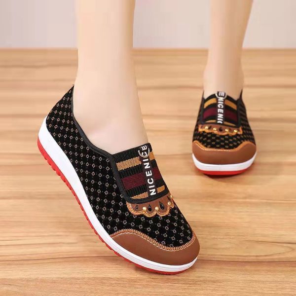 Fashion Woman High Quality Sports Shoes Soft Bottom Non-slip Shoes Flat Casual