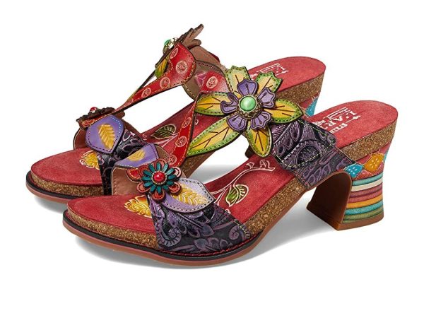L'Artiste by Spring Step Rossie Women's Shoes Red : EU 37 (US Women's 6.5-7) M, Leather