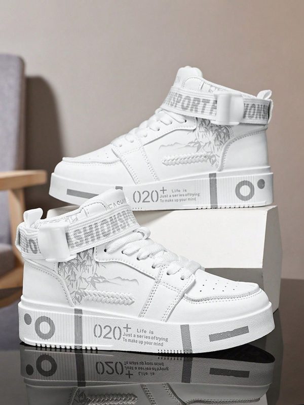 2025 Men's Thick Sole High-Top & Low-Top Thermal-Lined Casual Athletic Sneakers, Skate Shoes, Fashion