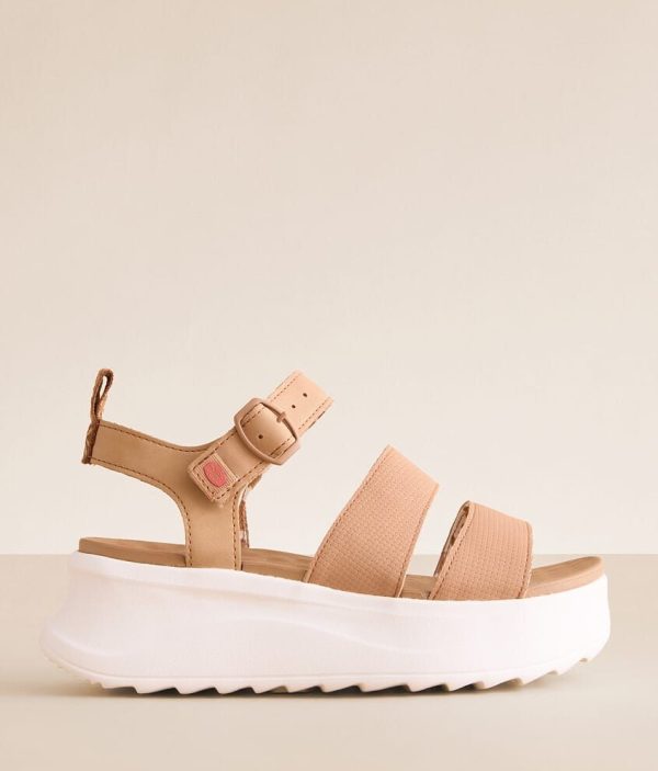 HEYDUDE Delray Buckle Classic Platform Sandal - BrownWomen's