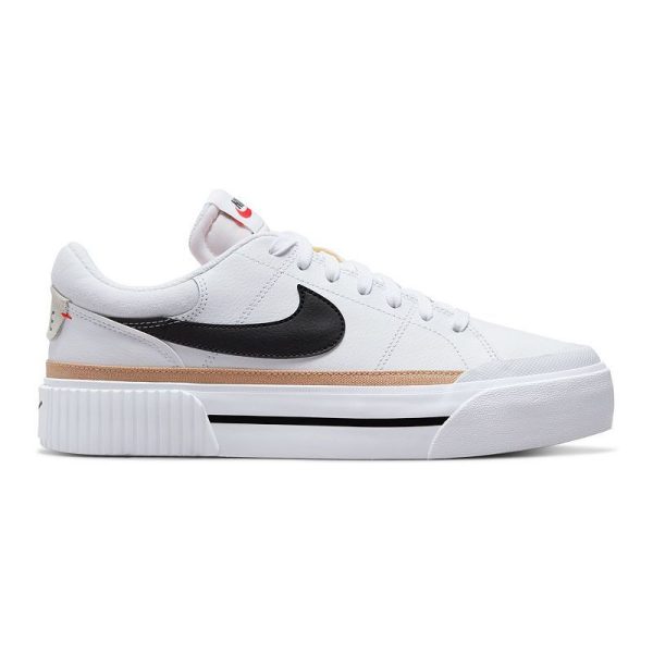 Nike Court Legacy Lift Women's Shoes, Size: 5, Hemp Orange