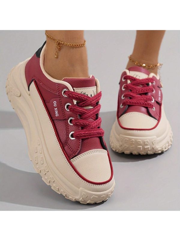 Women's Sneaker, Student Casual Shoes, All-Matching Comfortable Running Shoes, Flat Shoes