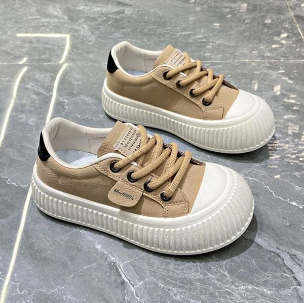 Women Fashion Casual Solid Color Sneakers Female Shoe Ladies 2024 Autumn New Sports Shoes Zapatillas