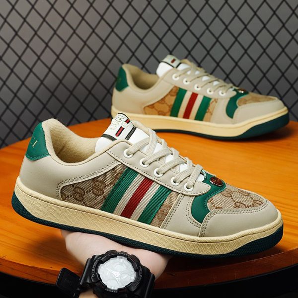 2025 New Men's Low-top Sneakers, Printed Casual Trend Shoes, Casual Flat Shoes, Platform Shoes