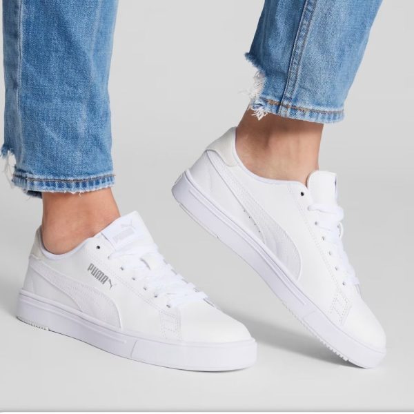 Puma Shoes | White Leather Puma Casual Shoes Classic & Comfortable | Color: White | Size: 7.5