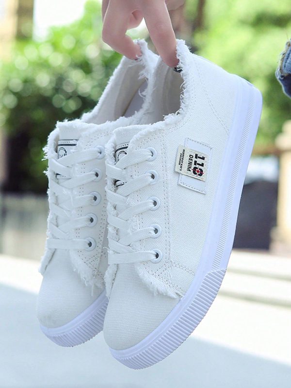 Women's Flat Breathable Casual Shoes, Fashion Board Shoes, Suitable For All Seasons