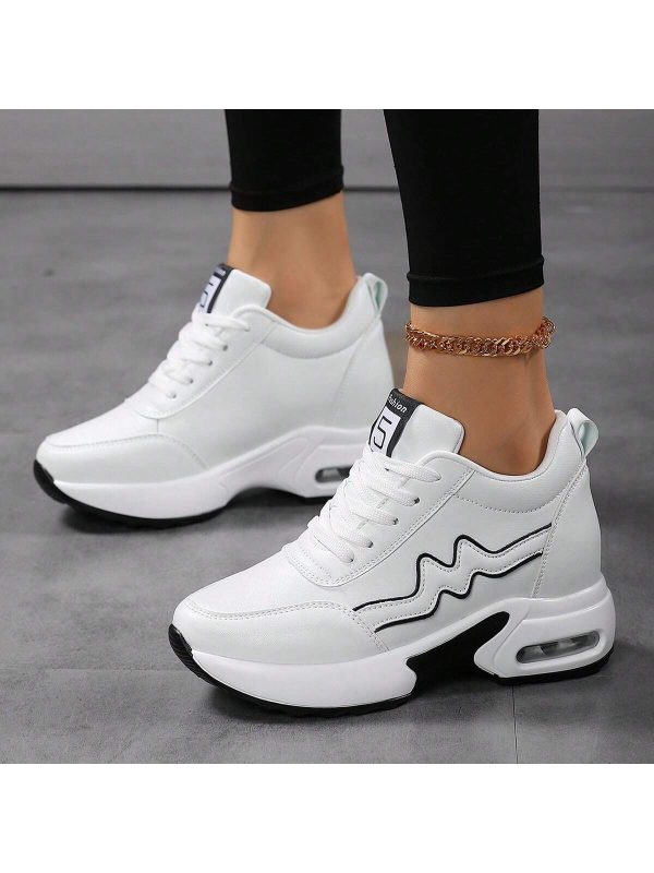 Light Height Women's Sneakers, White Shoes Children's Shoes