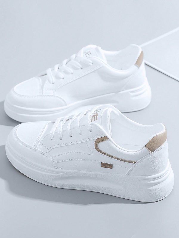 Women's Fashionable Casual Sports White Shoes
