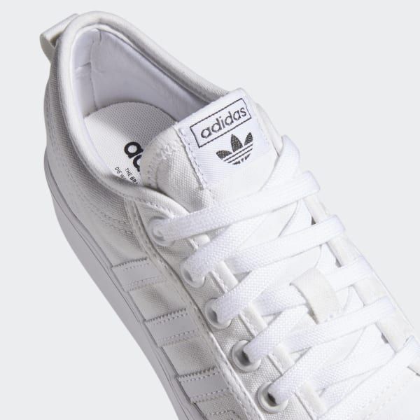 adidas Nizza Platform Shoes - White | Free Shipping with adiClub | adidas US