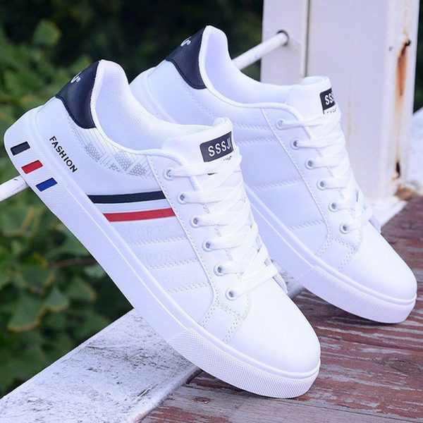 Spring men's shoes new korean version of the versatile little white shoes student flats men's trend