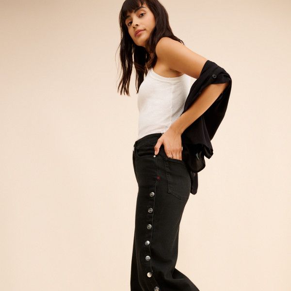 Snap Out Of It Wide Leg Jeans