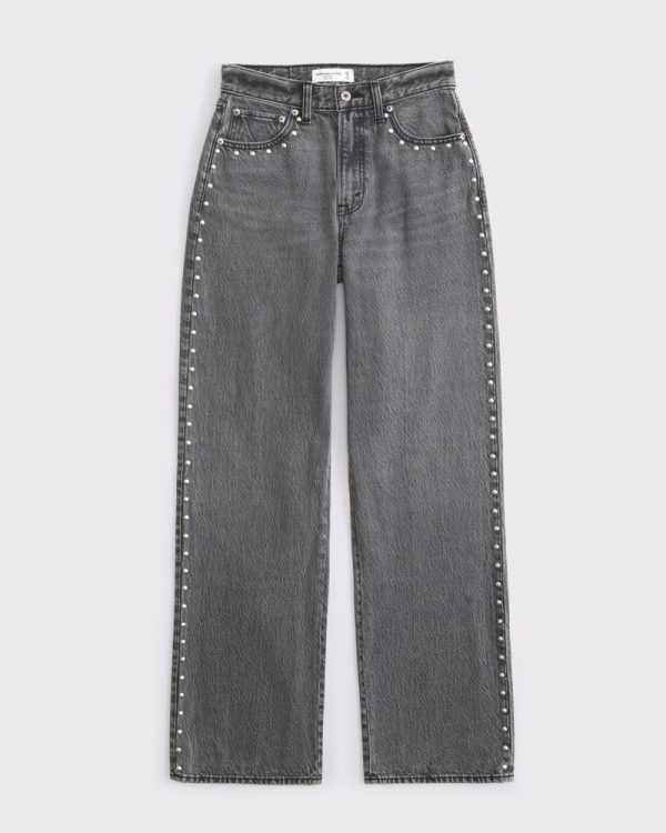 Women's High Rise Loose Jean | Women's Clearance | Abercrombie.com