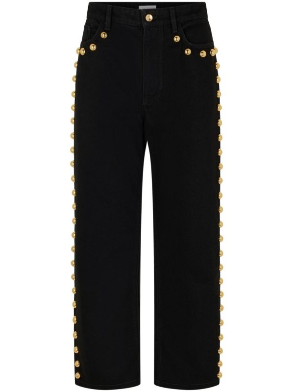 Rabanne Wide-leg Jeans - Black