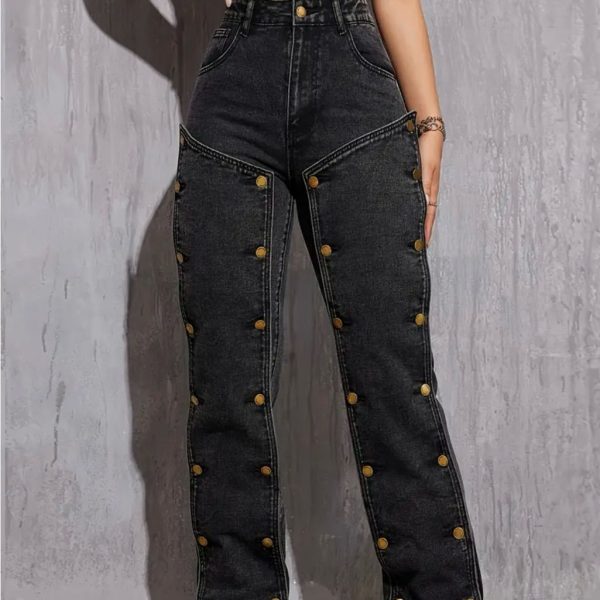New Jeans ! Never Worn | Color: Black/Gray | Size: 12