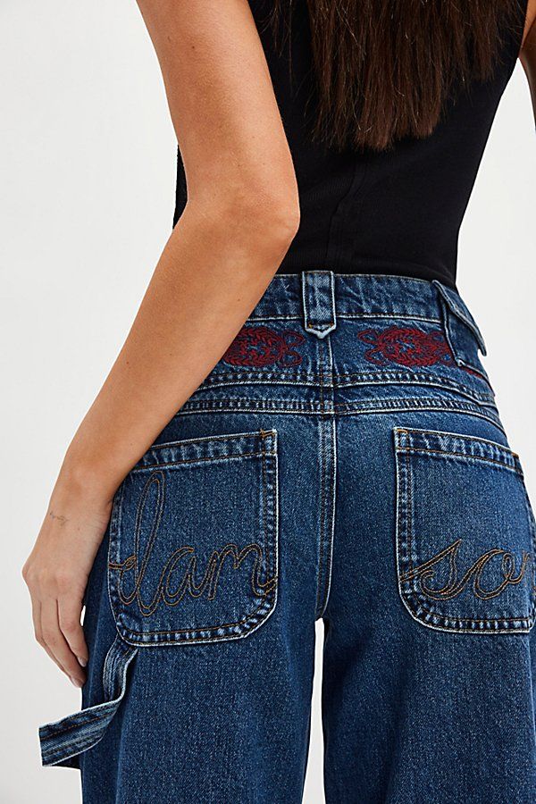 Damson Madder Drew Jeans at Free People in Dark Wash, Size: US 14
