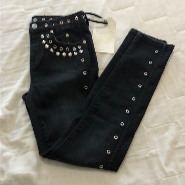Current/Elliott Jeans | Current/Elliot Skinny Jeans. Hp | Color: Black/Silver | Size: 25