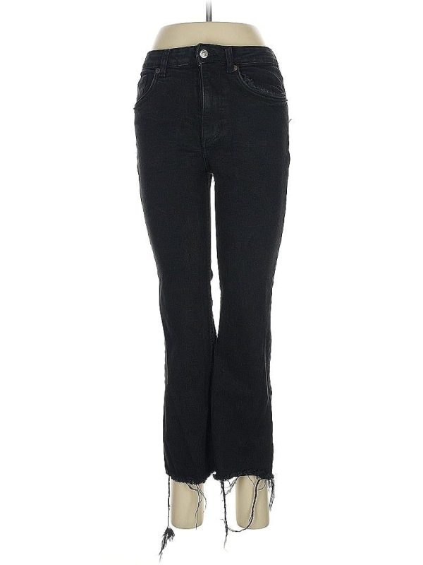 Zara Jeans - High Rise: Black Bottoms - Size 6