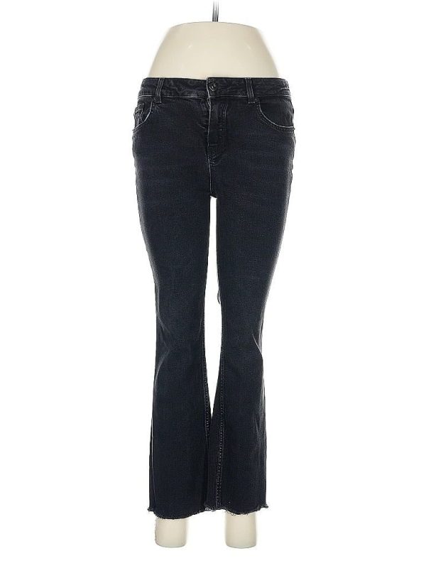 Massimo Dutti Jeans - High Rise: Black Bottoms - Size 8